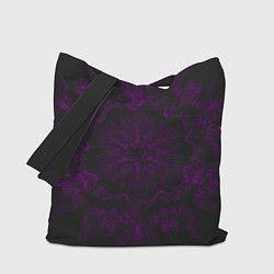Сумка-шоппер Фиолетовый узор