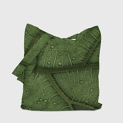 Сумка-шоппер Текстура зелёной листы