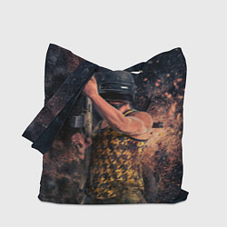 Сумка-шопер PUBG засада, цвет: 3D-принт