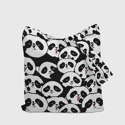Сумка-шоппер Весёлые панды / 3D-принт – фото 2