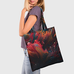 Сумка-шопер Разноцветные брызги краски, цвет: 3D-принт — фото 2