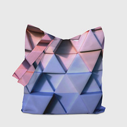 Сумка-шопер Triangle gradient, цвет: 3D-принт