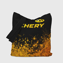 Сумка-шоппер Chery - gold gradient: символ сверху