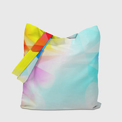 Сумка-шоппер Gradient colors geometry