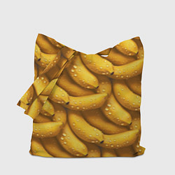 Сумка-шопер Сочная текстура из бананов, цвет: 3D-принт