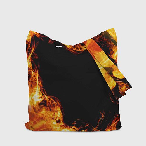 Сумка-шоппер Evanescence и пылающий огонь / 3D-принт – фото 2