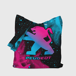 Сумка-шоппер Peugeot - neon gradient