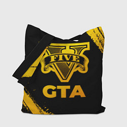 Сумка-шопер GTA - gold gradient, цвет: 3D-принт