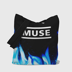 Сумка-шопер Muse blue fire, цвет: 3D-принт