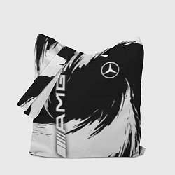 Сумка-шопер Mercedes benz - white color, цвет: 3D-принт