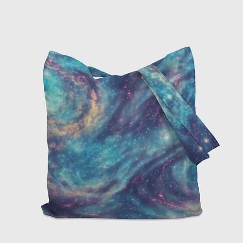 Сумка-шоппер Путеводная звезда в космосе / 3D-принт – фото 2