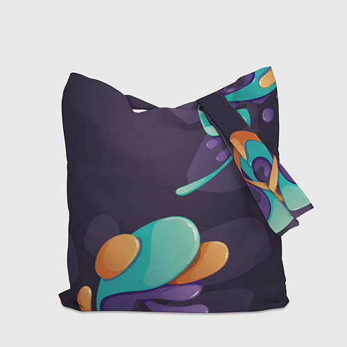 Сумка-шоппер Warframe graffity splash / 3D-принт – фото 2