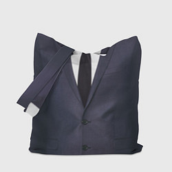 Сумка-шопер Деловой пиджак с рубашкой, цвет: 3D-принт