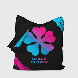 Сумка-шопер Black Clover - neon gradient, цвет: 3D-принт