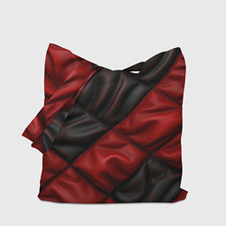 Сумка-шопер Red black luxury, цвет: 3D-принт