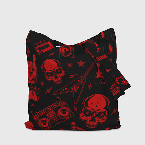 Сумка-шоппер Motorhead rock glitch / 3D-принт – фото 2