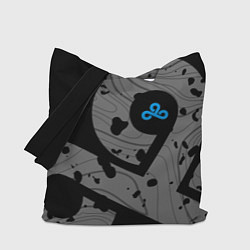 Сумка-шопер Форма Cloud 9 black, цвет: 3D-принт