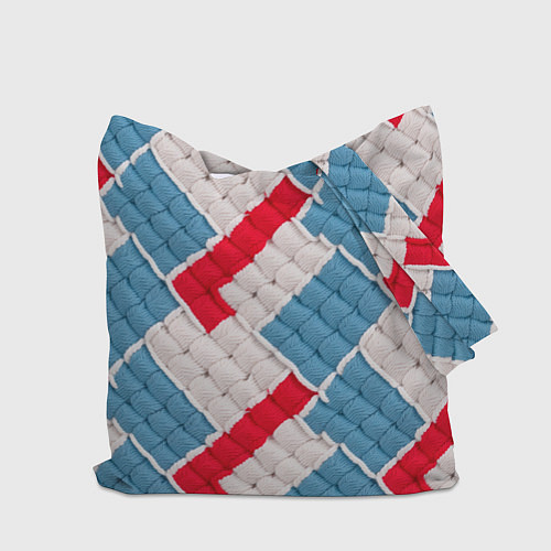 Сумка-шоппер Текстура амигуруми / 3D-принт – фото 2