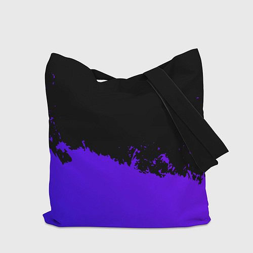 Сумка-шоппер HIM purple grunge / 3D-принт – фото 2