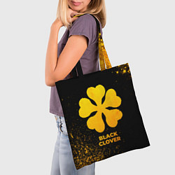 Сумка-шопер Black Clover - gold gradient, цвет: 3D-принт — фото 2