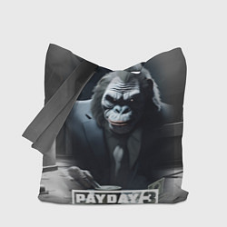 Сумка-шопер Payday 3 big gorilla, цвет: 3D-принт