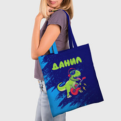 Сумка-шопер Данил рокозавр, цвет: 3D-принт — фото 2