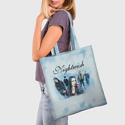 Сумка-шопер Nightwish band, цвет: 3D-принт — фото 2