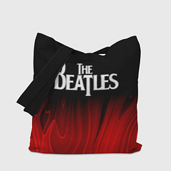 Сумка-шопер The Beatles red plasma, цвет: 3D-принт