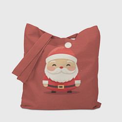 Сумка-шопер Санта Клаус: арт нейросети, цвет: 3D-принт