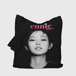 Сумка-шопер Blackpink Jennie Portrait, цвет: 3D-принт