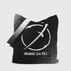 Сумка-шопер Akame ga Kill glitch на темном фоне, цвет: 3D-принт