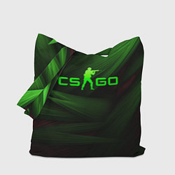 Сумка-шоппер CS GO green logo