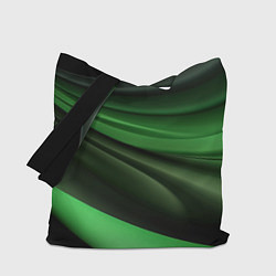 Сумка-шопер Темная зеленая текстура, цвет: 3D-принт