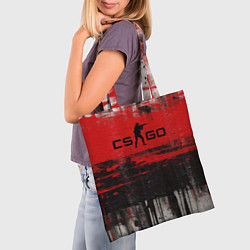 Сумка-шопер CS GO brushes, цвет: 3D-принт — фото 2