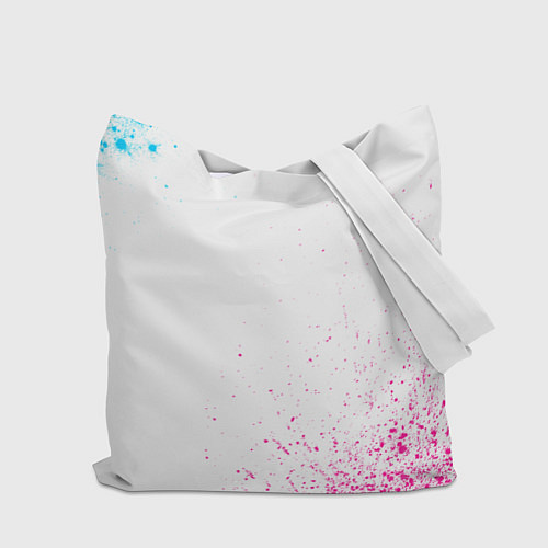 Сумка-шоппер Darling in the FranXX neon gradient style / 3D-принт – фото 2