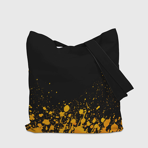 Сумка-шоппер Black Clover - gold gradient: символ сверху / 3D-принт – фото 2