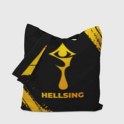 Сумка-шопер Hellsing - gold gradient, цвет: 3D-принт