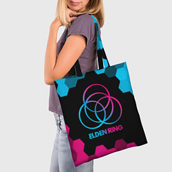 Сумка-шопер Elden Ring - neon gradient, цвет: 3D-принт — фото 2