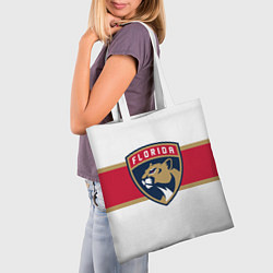 Сумка-шопер Florida panthers - uniform - hockey, цвет: 3D-принт — фото 2
