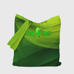 Сумка-шоппер CSGO green logo
