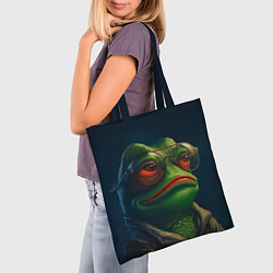 Сумка-шопер Pepe frog, цвет: 3D-принт — фото 2