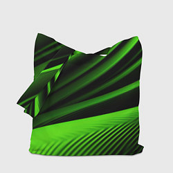 Сумка-шопер Зеленый яркая текстура, цвет: 3D-принт