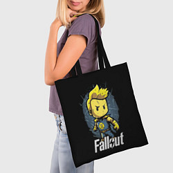 Сумка-шопер Fallout boy, цвет: 3D-принт — фото 2