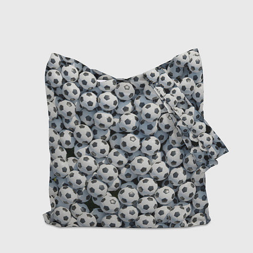 Сумка-шоппер Узор с мячиками / 3D-принт – фото 2