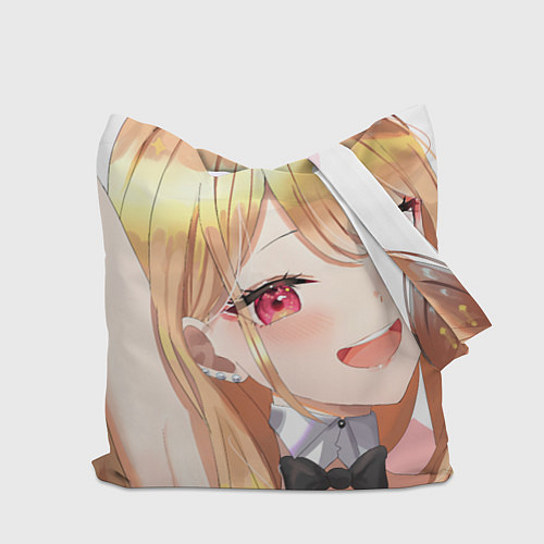 Сумка-шоппер Эта фарфоровая кукла влюбилась Марин Китагава / 3D-принт – фото 2