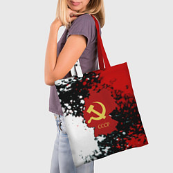 Сумка-шопер Назад в СССР, цвет: 3D-принт — фото 2