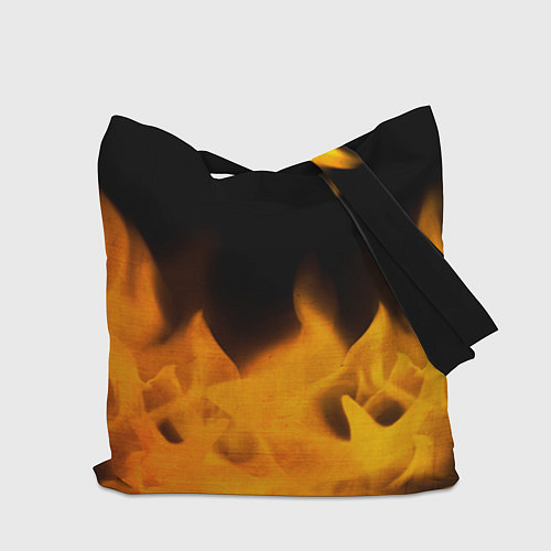 Сумка-шоппер Fortnite - gold gradient: символ сверху / 3D-принт – фото 2