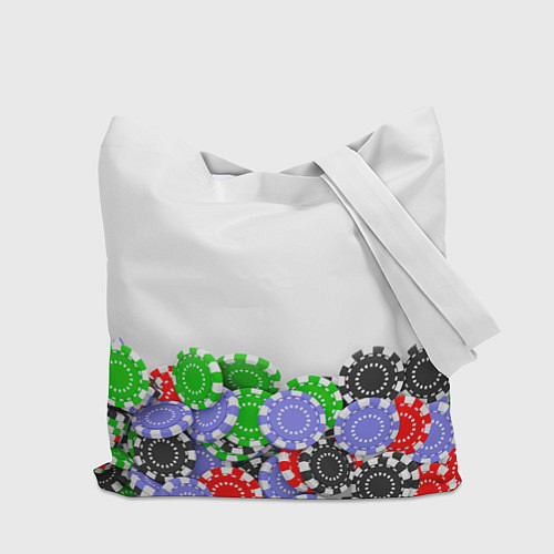 Сумка-шоппер Poker - игра для удачливых / 3D-принт – фото 2