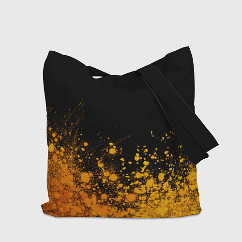 Сумка-шоппер Mini - gold gradient посередине / 3D-принт – фото 2