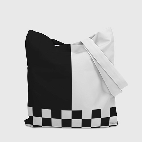 Сумка-шоппер Шахматный конь / 3D-принт – фото 2